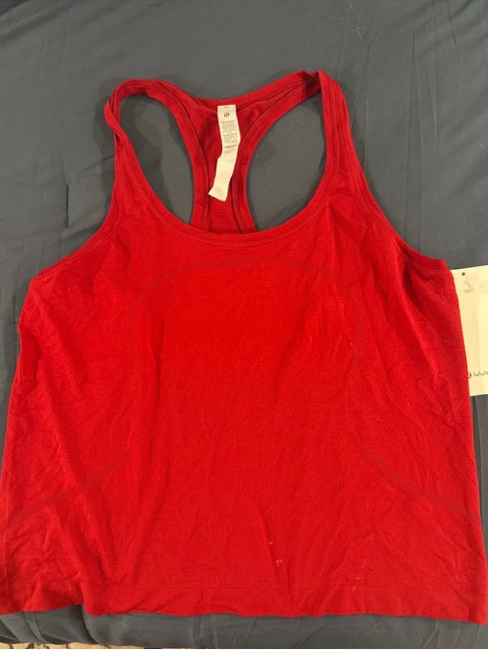 Lululemon Red Racerback Tank Top